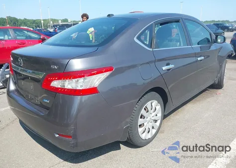 2014 Nissan Sentra Sv z USA, uszkodzony, nr VIN 3N1AB7AP4EL642351